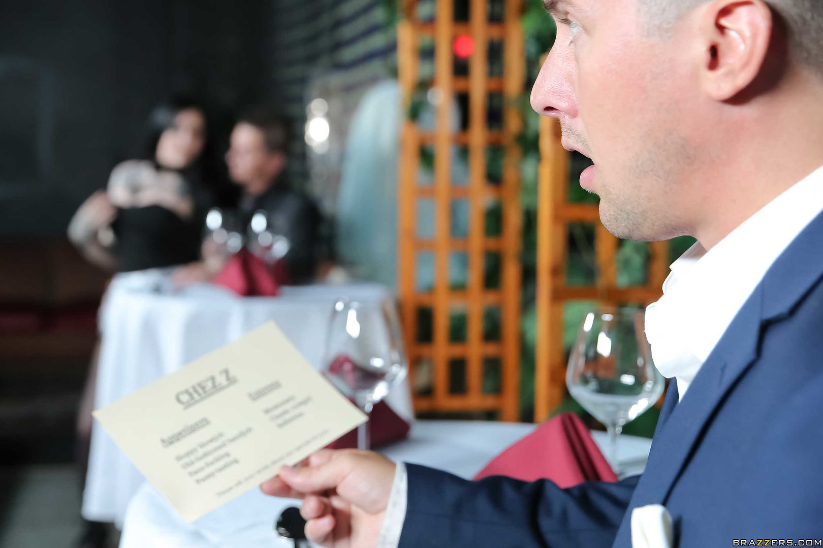 Giving Her A Big Tip