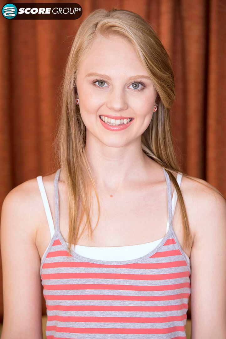 Blonde Lily Rader is the Girl-Next-Door and She's Getting Facialized