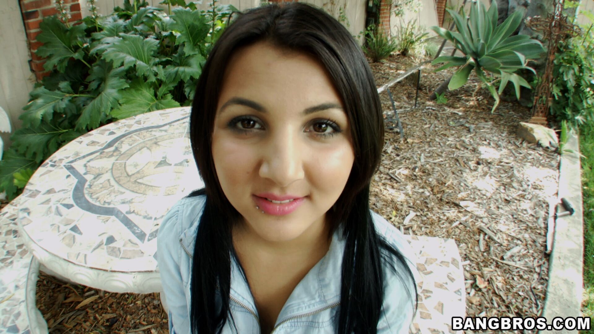 Freaky little hottie does a tug job