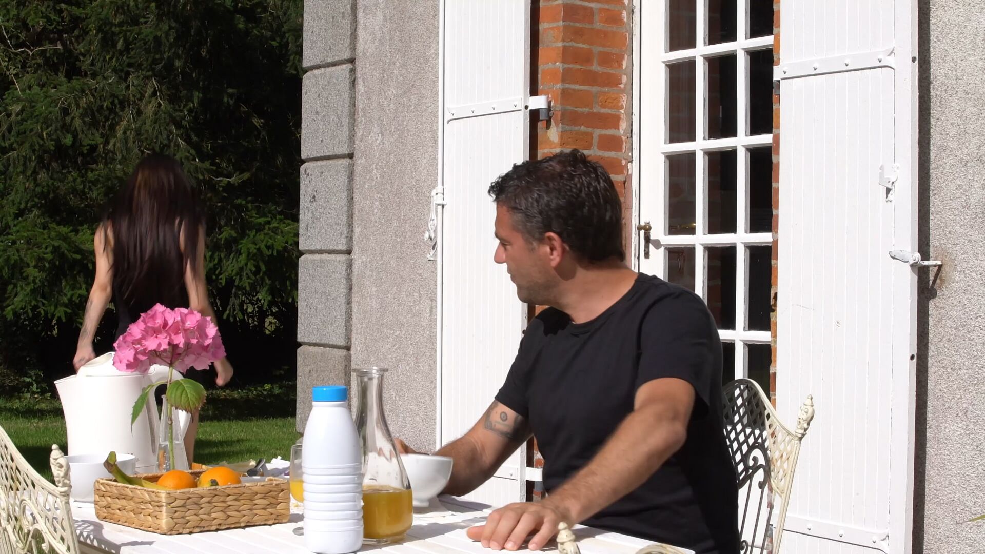 David Shows A Very Naughty Tourist Around His House