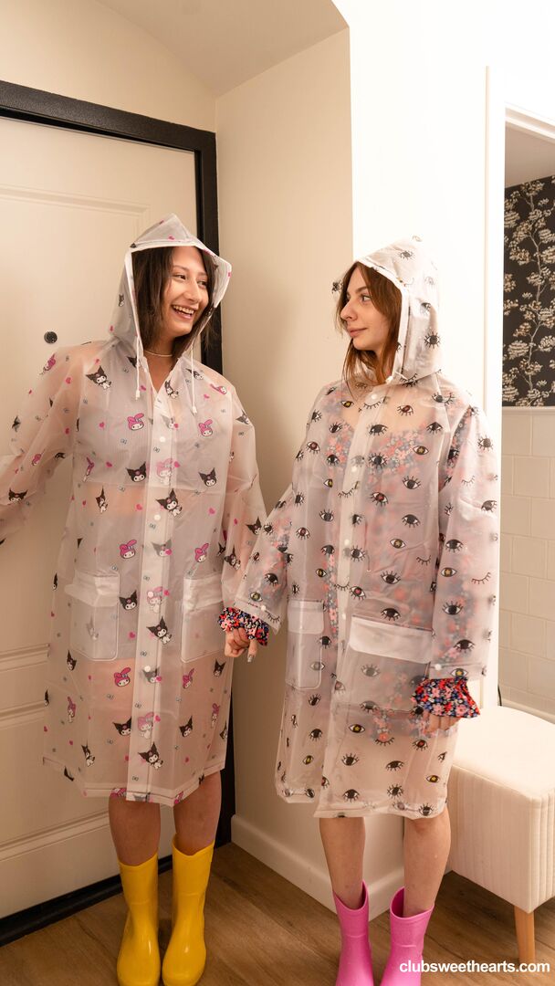 Wet pussies on a rainy day