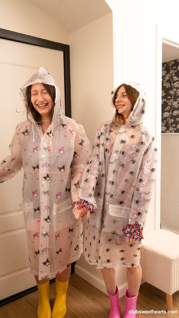 Wet pussies on a rainy day