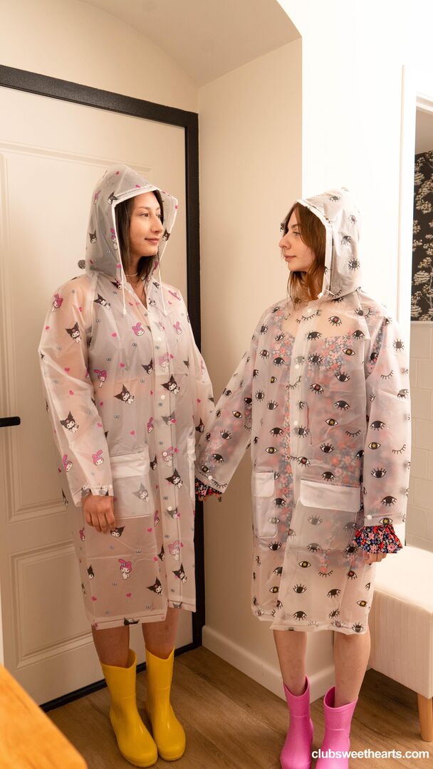 Wet pussies on a rainy day