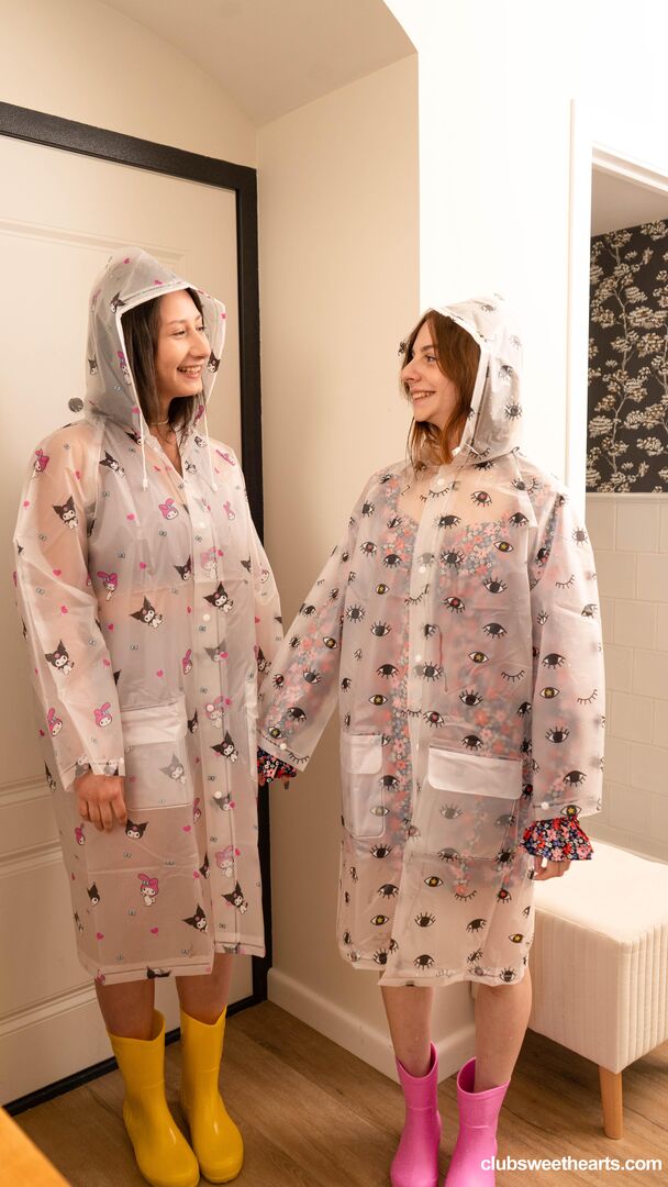 Wet pussies on a rainy day