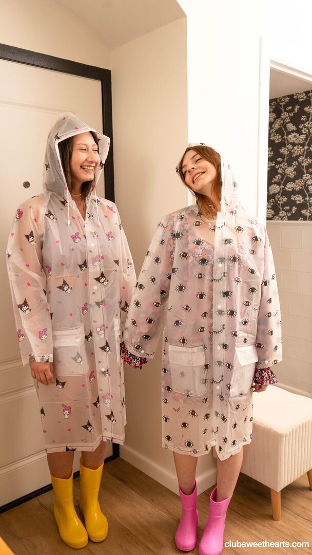 Wet pussies on a rainy day