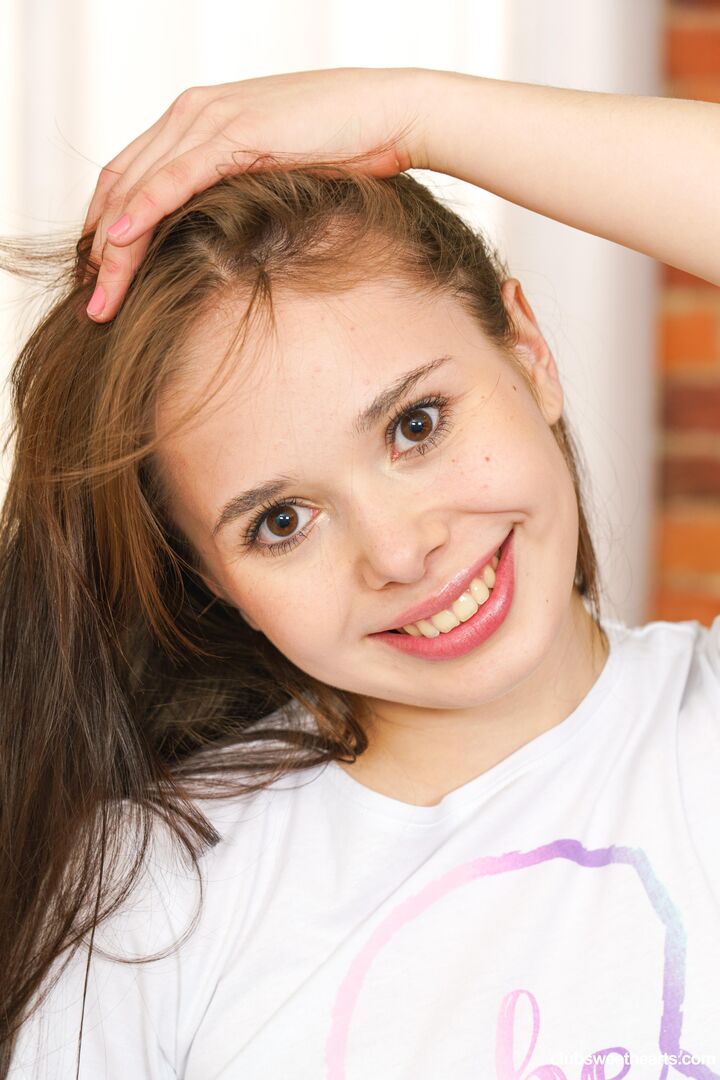 Betty taking selfies of her juices