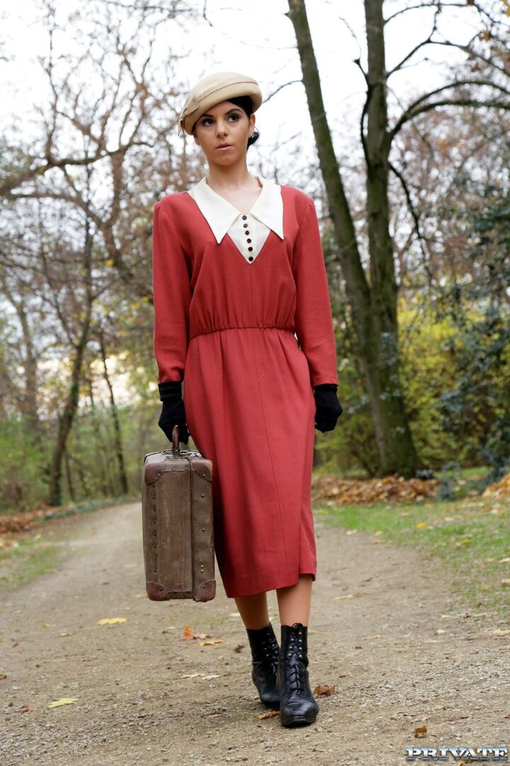 Jessyka the Maid Gets a Hard Anal Pounding While Setting the Table