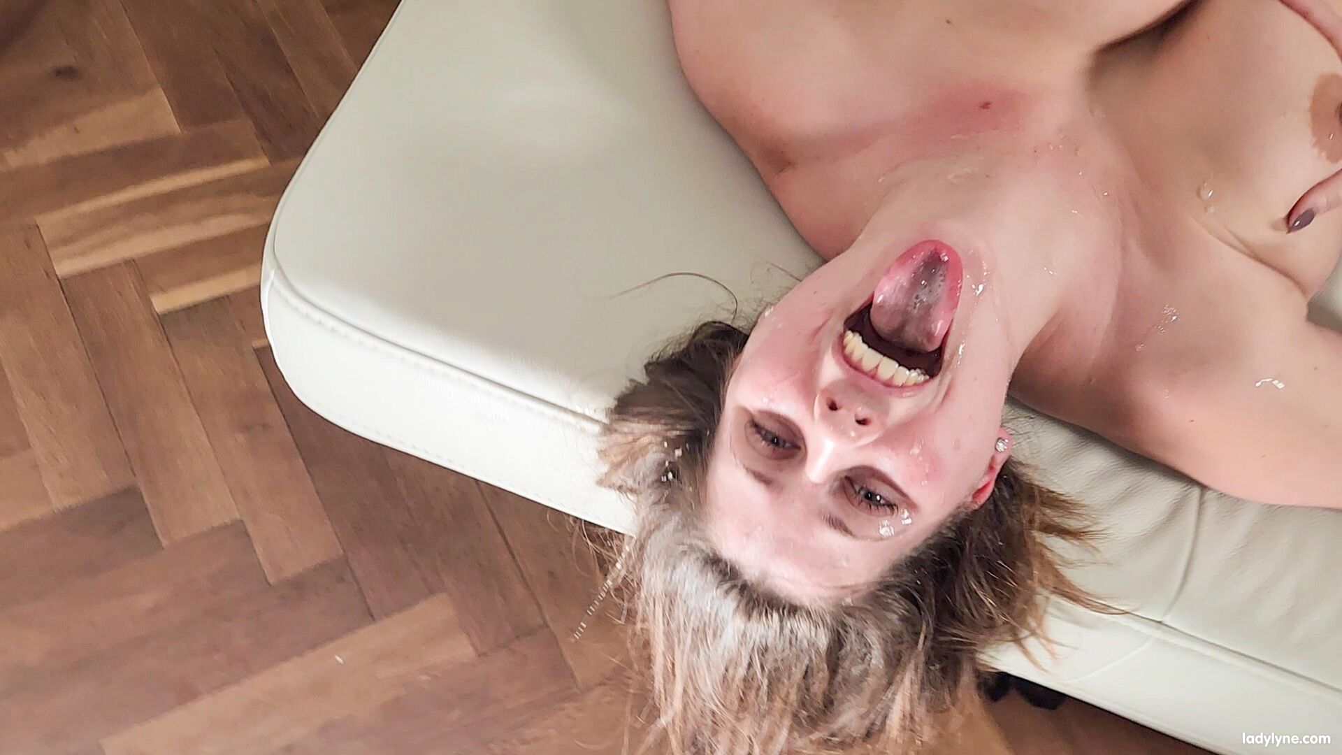 Spray all over my face please