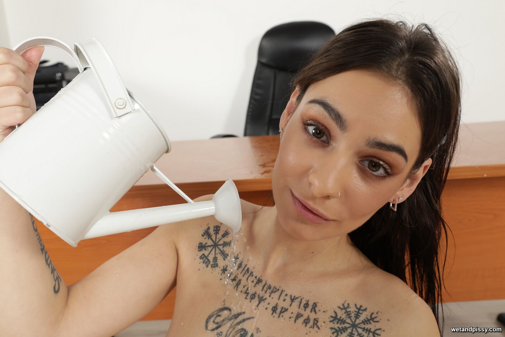 Alexa Throat — Watering Herself