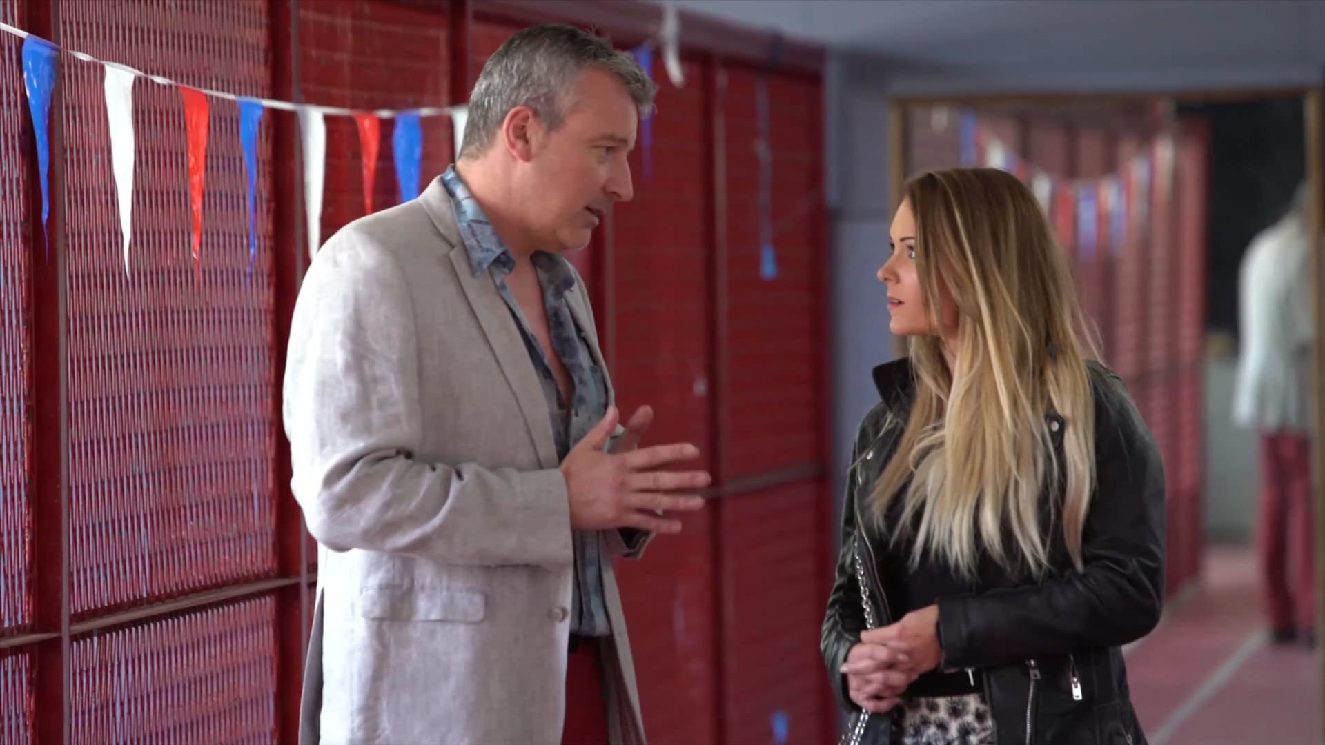 A Surprise Guest In The Locker Room