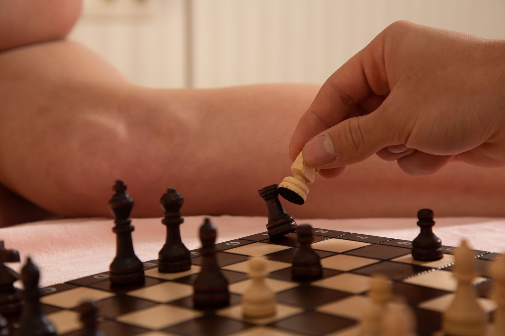 Open ass if you can't play chess