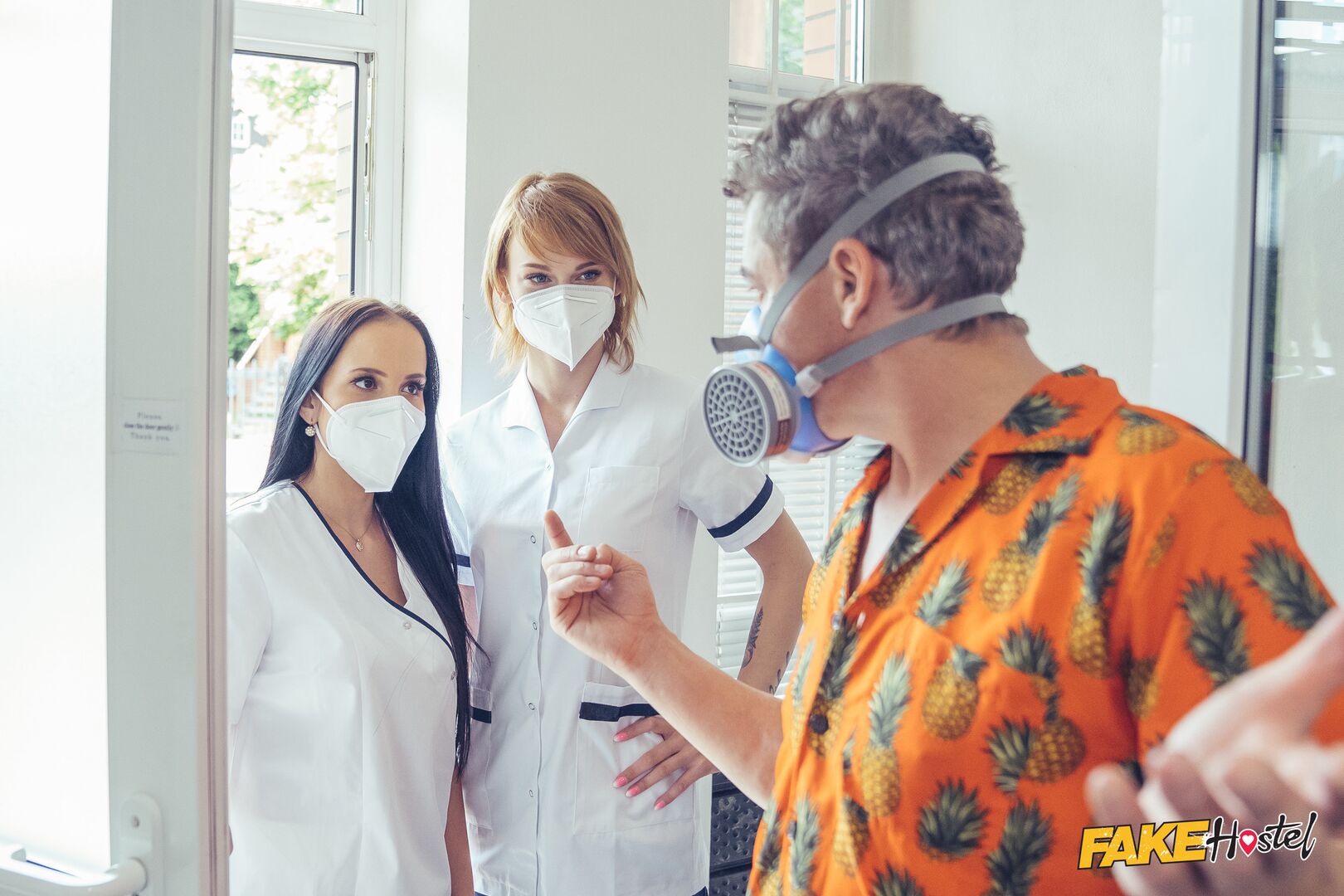 Stuck Between Two Nurses