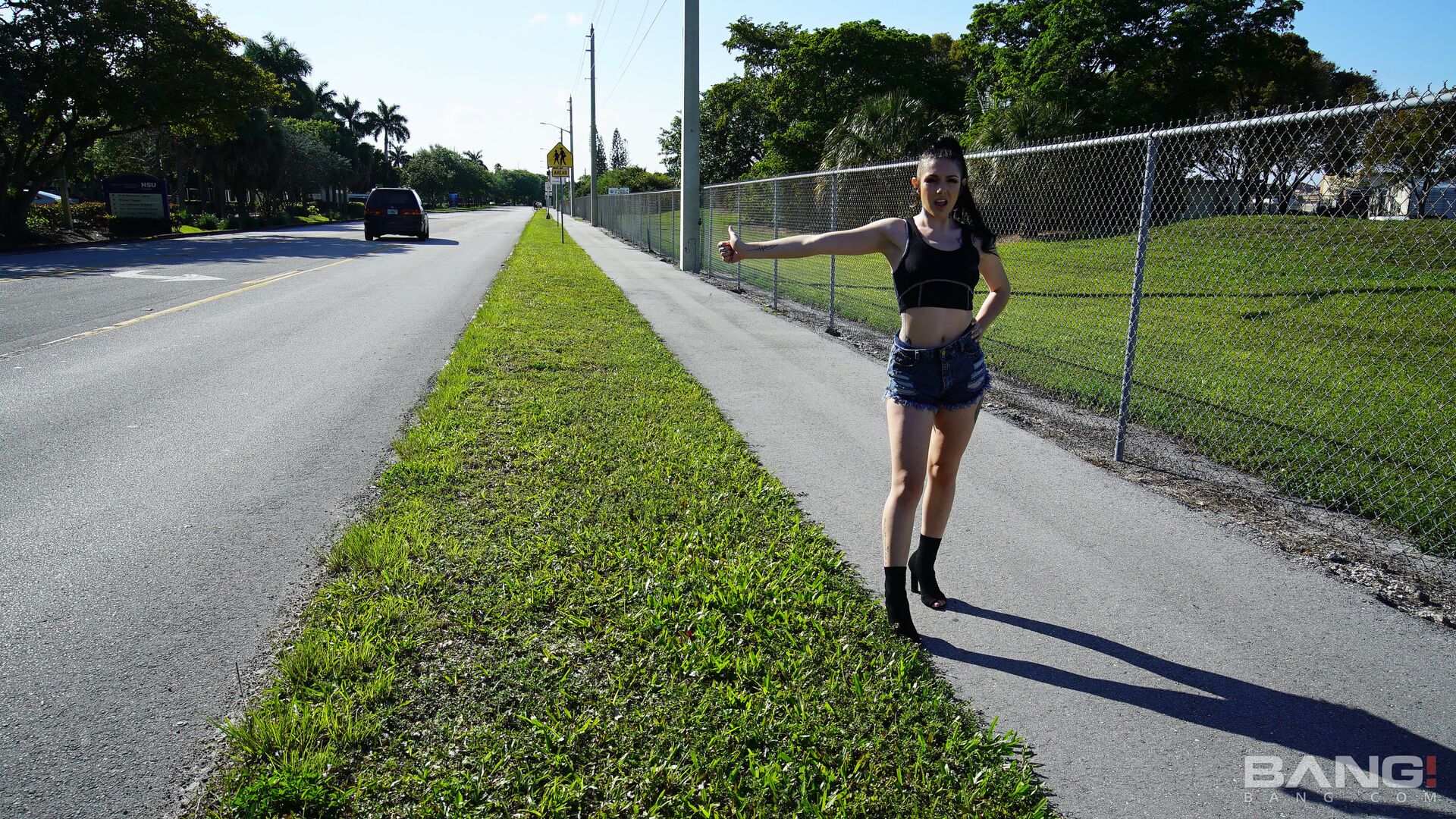 Brenna Mckenna Gets A Ride Back To The Shop For Some Power Tool Drilling