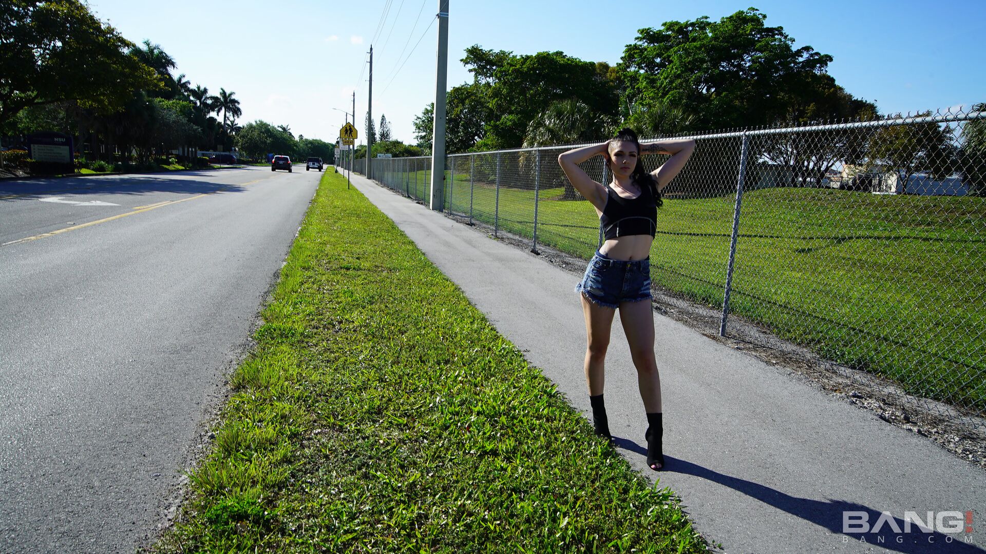 Brenna Mckenna Gets A Ride Back To The Shop For Some Power Tool Drilling