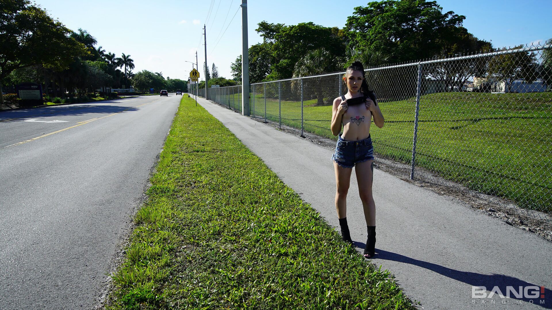 Brenna Mckenna Gets A Ride Back To The Shop For Some Power Tool Drilling