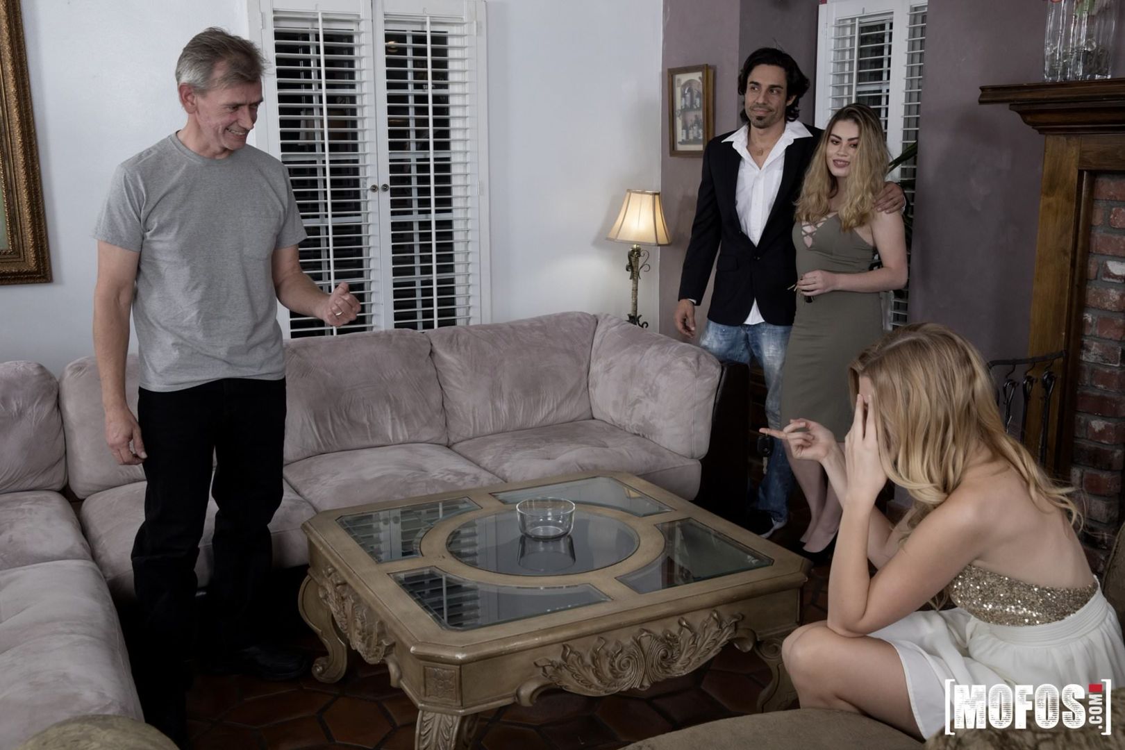 Blonde Swingers Threesome