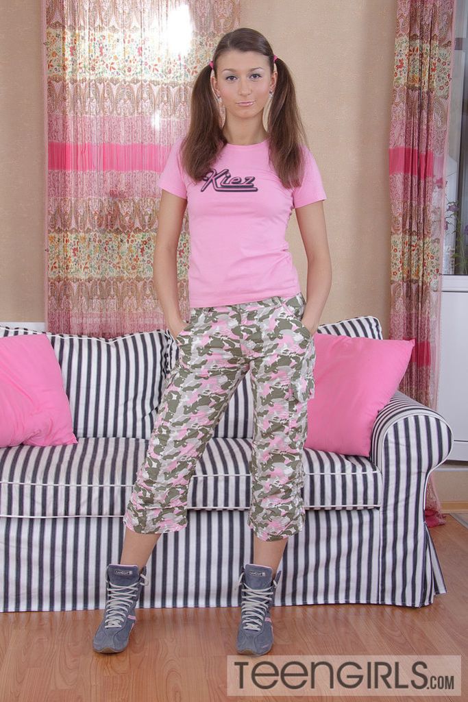 Teen with Gorgeous Smile Guzzles a Load of Cum