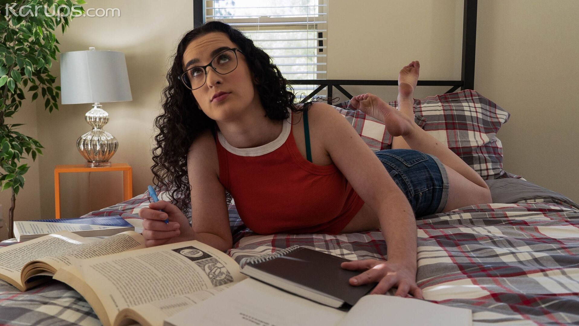 PLEASING HER PROFESSOR