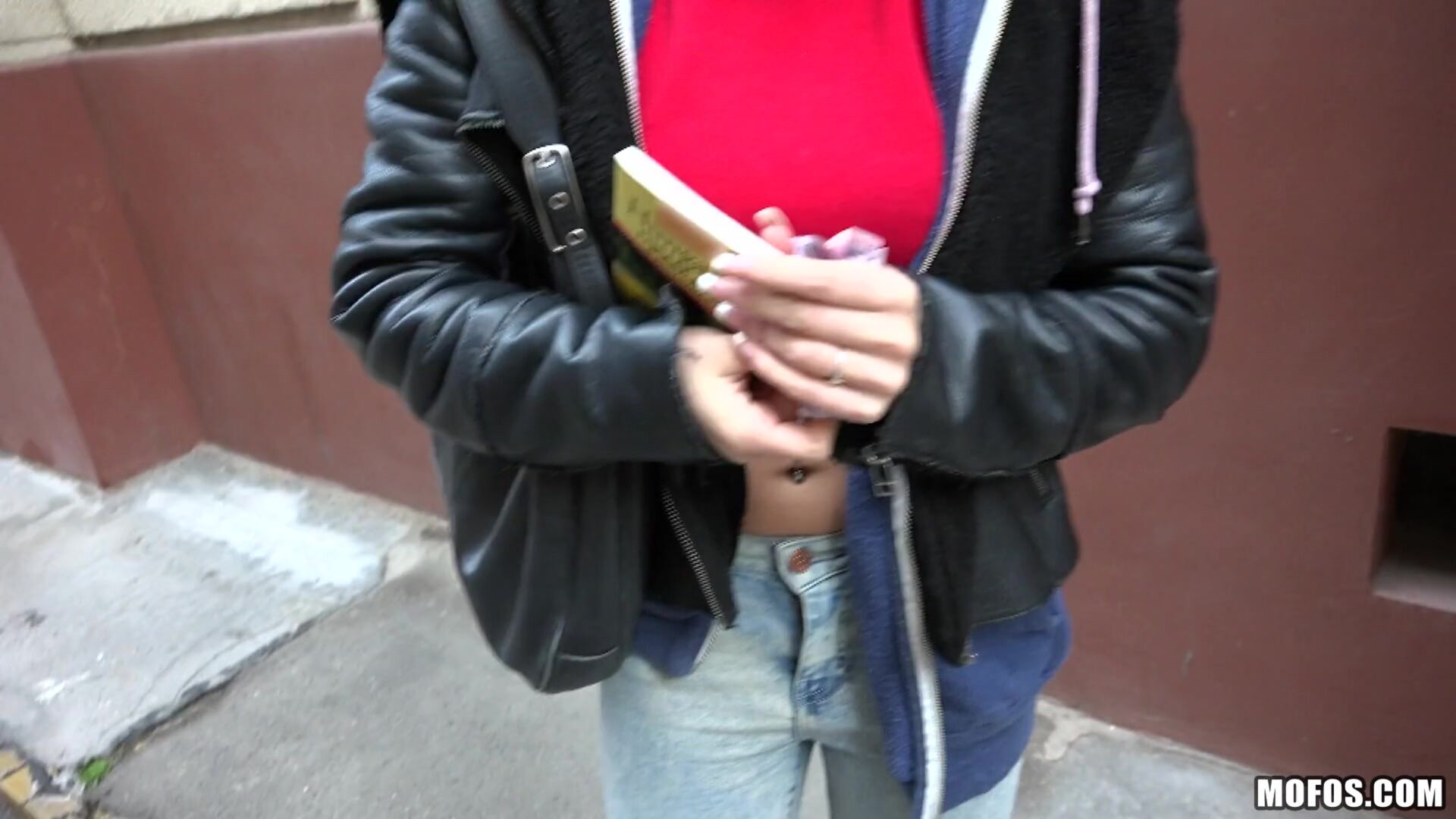 Naughty Tourist Sucks Dick for Cash