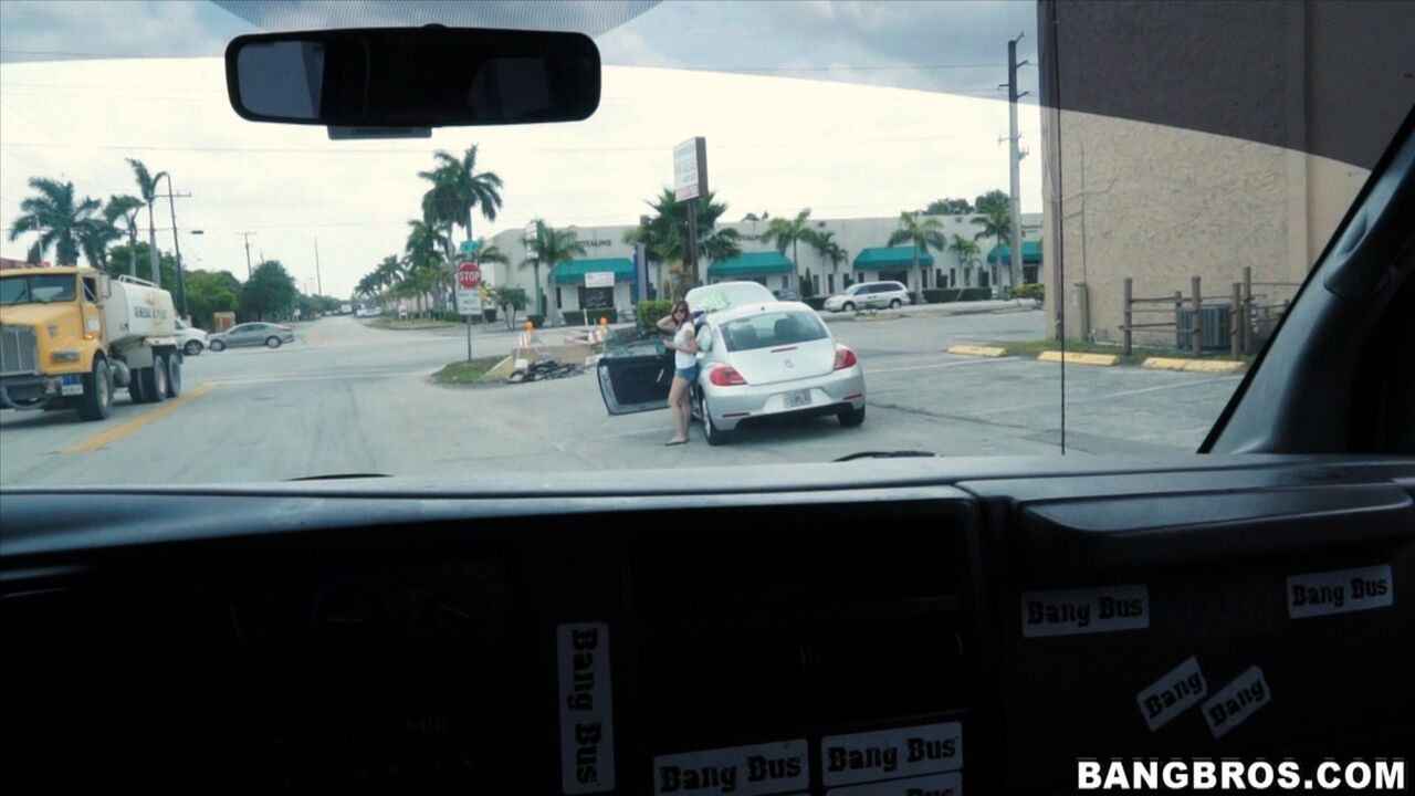 Big tit redhead begs for anal threesome